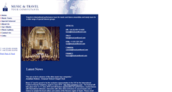 Desktop Screenshot of musicandtravel.com